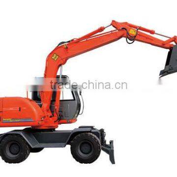 8.5 ton made in china hydraulic wheeled excavator