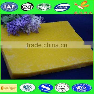 Good quality yellow block beeswax for making beeswax foundation