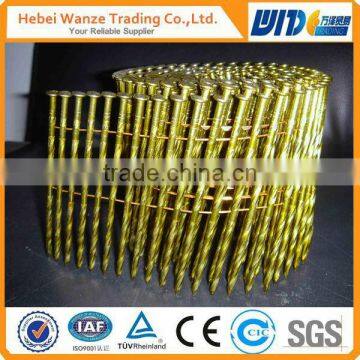 15 degree Coil Nails(Flat Coil, Wire Collated) double sided nails