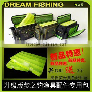 2015 New Fishing Tackle Bag With Plastic Lure Box