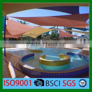 HDPE with UV outdoor /parking lot use shade sail