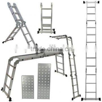 Scaffold Extendable Heavy Duty Multi Purpose Aluminum Ladder Folding Step Ladder