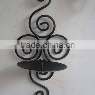 Wrought Iron Wall Candle Holder