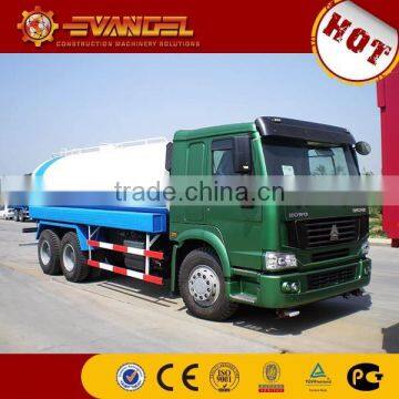 Sinotruck Howo 6x4 25000 liter water tank truck price