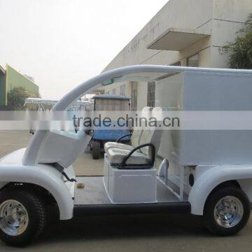 electric delivery vehicles sale with cargo box EG6043KCX, 4 seats, CE approved electric