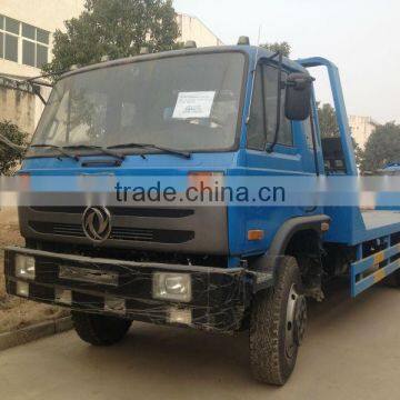 Dongfeng 4*2 low bed truck for hot sale,carry bulldozer truck