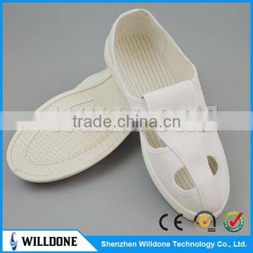 HOT!!! White Leather ESD Shoes, 4-Hole Antistatic Shoes photo-5