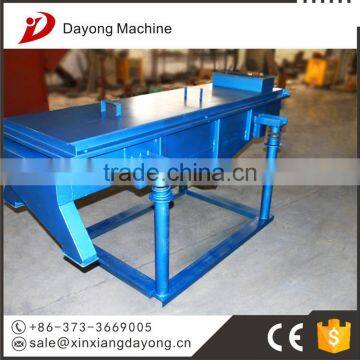 China single-layer linear vibro screen for particle grading