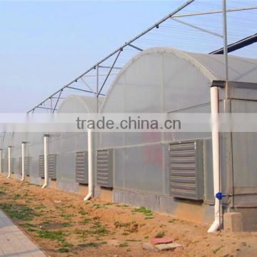 Mechanism roll up ventilation film greenhouse