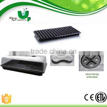Hydroponics plant growing system seed tray
