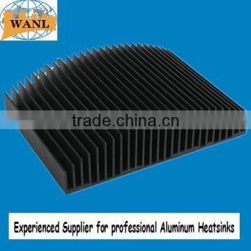 Black anodizing aluminum LED heatsink very cheap aluminium profile