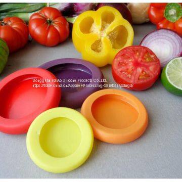 Food Huggers Silicone Vegetables Fruit Wrap Container