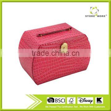 High Quality Fashion Case Gift Jewelry pu Leather Jewelry Case/ Custom Made Travel Jewelry Case photo-2