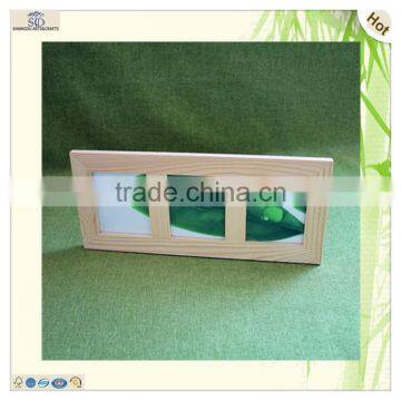 green leaf theme latest design pine wooden photo frame