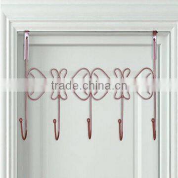 PN Decorative Over the Door 5 Hook Rack Organizer / Hanger Clothes at Office/Home Door Hanger photo-4