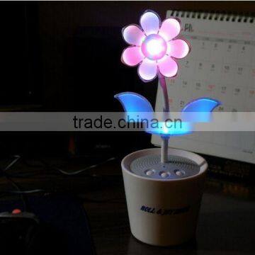 Wholesale Dancing Flower Light Speaker Newest Swing Flower Dancing Speaker Flash Intelligent Flower Speaker photo-2
