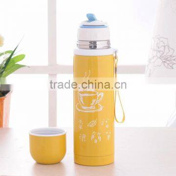 Supply Creative fashion Cartoon Stainless steel thermos cup / cold insulation Cup (500ml)