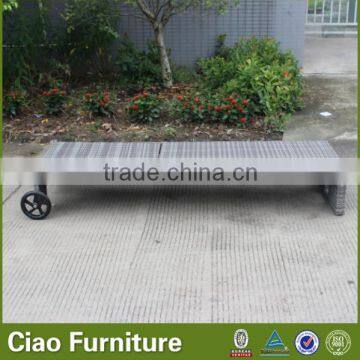 New Style Garden Rattan Chaise Sun Lounge Set photo-4