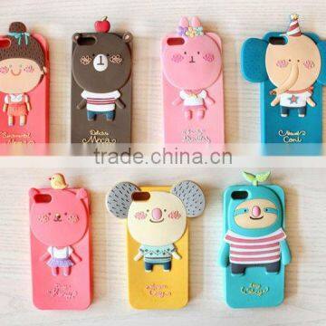 3D effected silicone phone cover