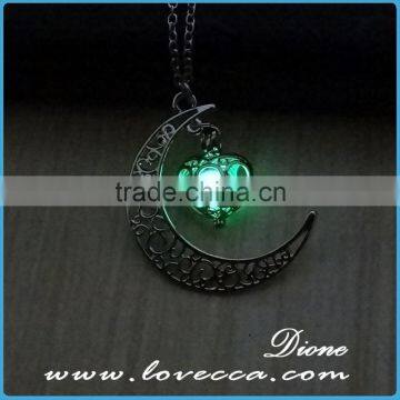 Glowing Necklace New Style Moon Start Pendant Necklace,luminous Necklace photo-3