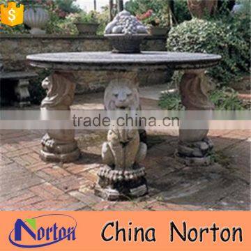 garden decor marble dining table set for wholesale NTS-B162X