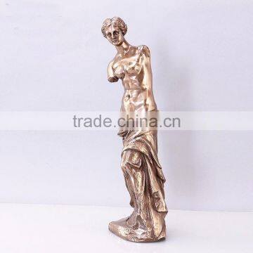 Custom Antique Resin Venus Bronze Sculpture