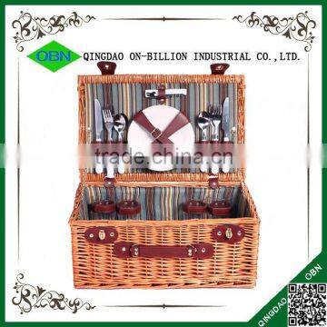 Outdoor Quality Willow Wholesale Bulk Cooler Picnic Basket photo-2