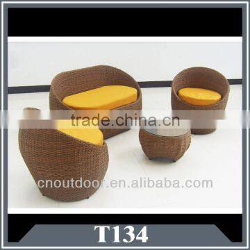 Outdoor rattan fancy sofa set T134