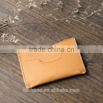 Custom Personalized Unisex PU Leather Card Holder Simple Design Card Pocket photo-2