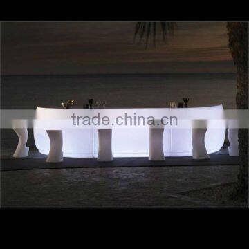 Modern Commerical Beautiful Lighting Plastic Long LED Bar Counter With 16 Colors Change by Remote Control photo-5