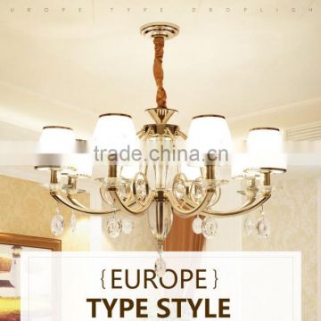 M961 Momoda elegant European Crystal modern living room bedroom lighting chandelier pendant lamp