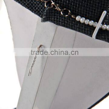 2015 Hotsell High Quality Linen Covered Fashion Jewelry Display Neck Stands photo-2