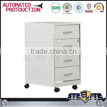 Office Simple Design Modern Movable Metal Locker Desk With Drawers photo-5