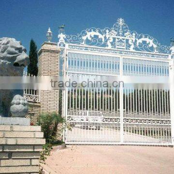 Bisini elegant wrought iron villa entry gate (BG90233)