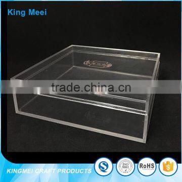 China Factory Custom Acrylic Cube Storage Boxes With Lid photo-2