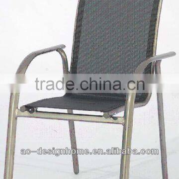 2X1 SLING/ALUMINIUM OUTDOOR STACKING CHAIR