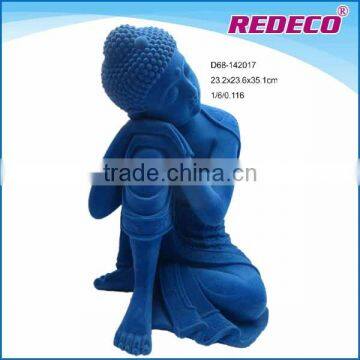 Resin flocked buddha sale