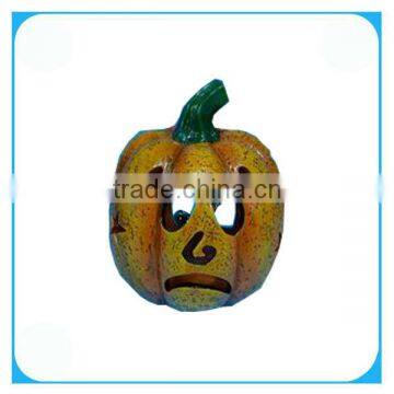 Resin Halloween Pumpkin With Strange Face