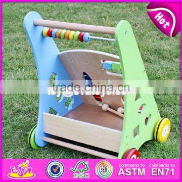 Оптовая продажа лучших по дизайну многофункциональных деревянных детских ходунков для детей W08J001 photo-5