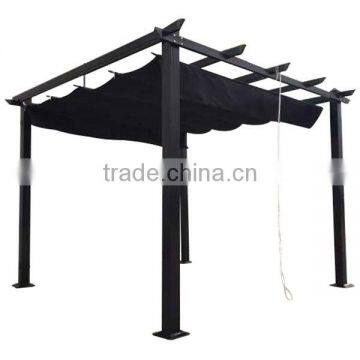 3x3m Outdoor Square Easily Assembled Metal Pergola Gazebo photo-6