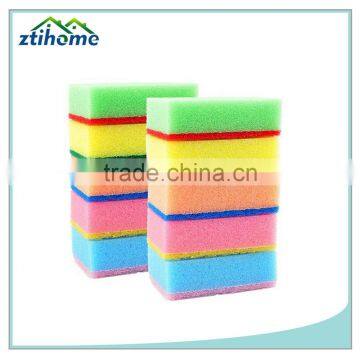 Super Thick Strong and Durable Colorful Scouring Cleaning Sponge photo-3