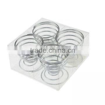 Kitchen Gadget Stainelss Spring Wire Egg Cup Holder photo-3