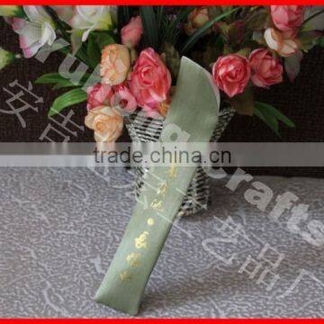 Cloth Bamboo Hand Fan Bag as Gift Pouch or Packing photo-3