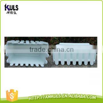Removable Square Rectangle Plastic Garden Flower Fence Pots photo-4