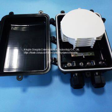 Optical fiber splicing box