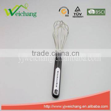 WCT041 Stainless Steel Egg Whisk, Stainless Steel Wire Manual Whisk Rotary Egg Beater Hand