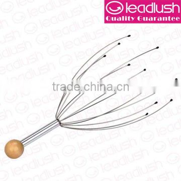 Head Massager with round wood ball on top