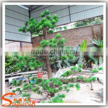 Wholesale Artificial Potted Pine Needle Christmas Tree Branches photo-2