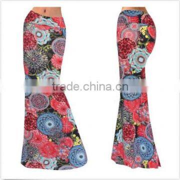 Guangzhou Clothes OEM Sexy Floral Printed Jersey Hippie Chic Vestidos Brand Clothing photo-2