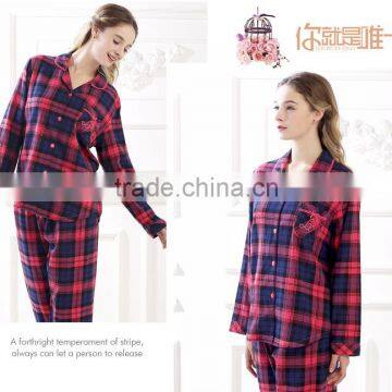 Warm Cotton Women Pajamas Suits Red Pajamas Home Comfortable Sleepware photo-3